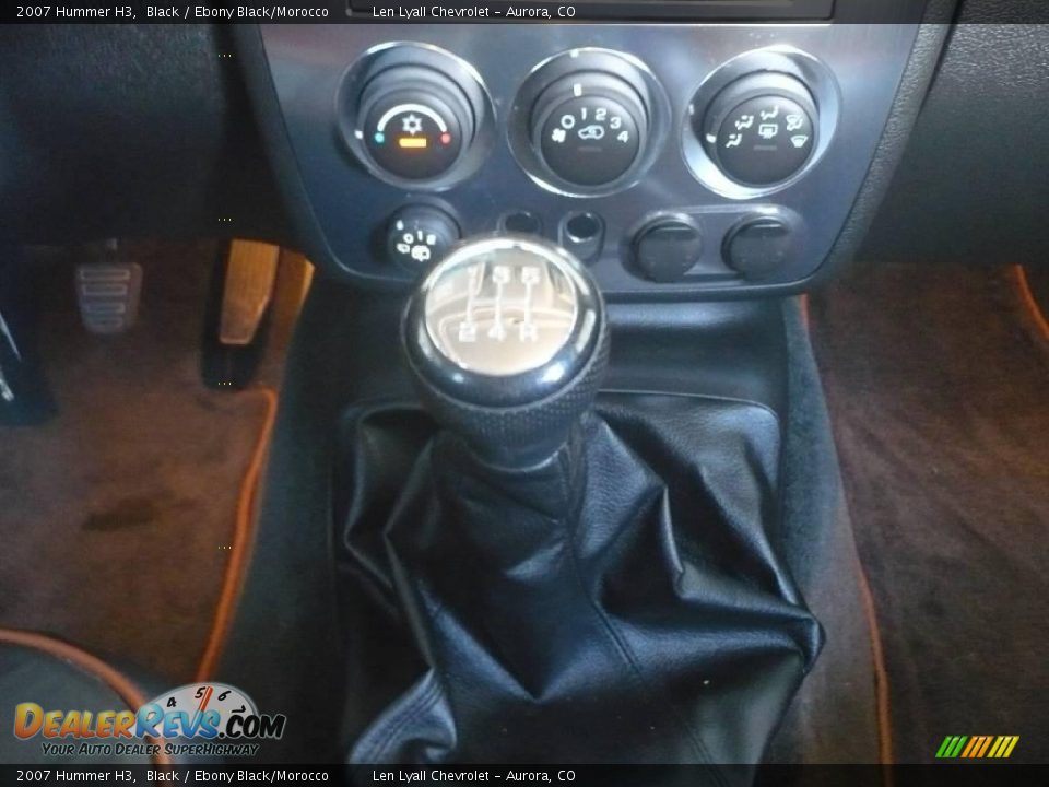 2007 Hummer H3 Black / Ebony Black/Morocco Photo #20