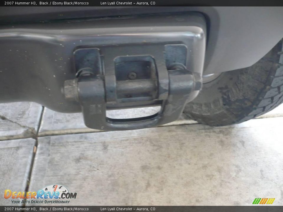 2007 Hummer H3 Black / Ebony Black/Morocco Photo #22
