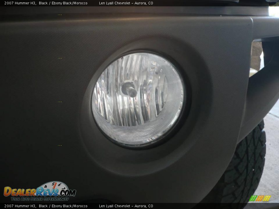 2007 Hummer H3 Black / Ebony Black/Morocco Photo #23
