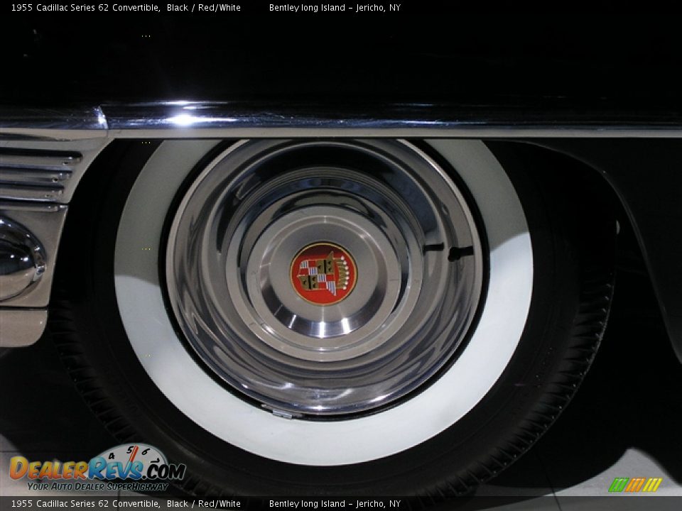 1955 Cadillac Series 62 Convertible Black / Red/White Photo #14