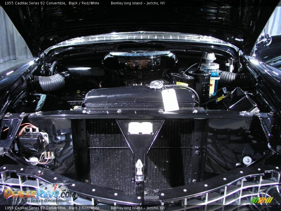 1955 Cadillac Series 62 Convertible Black / Red/White Photo #15