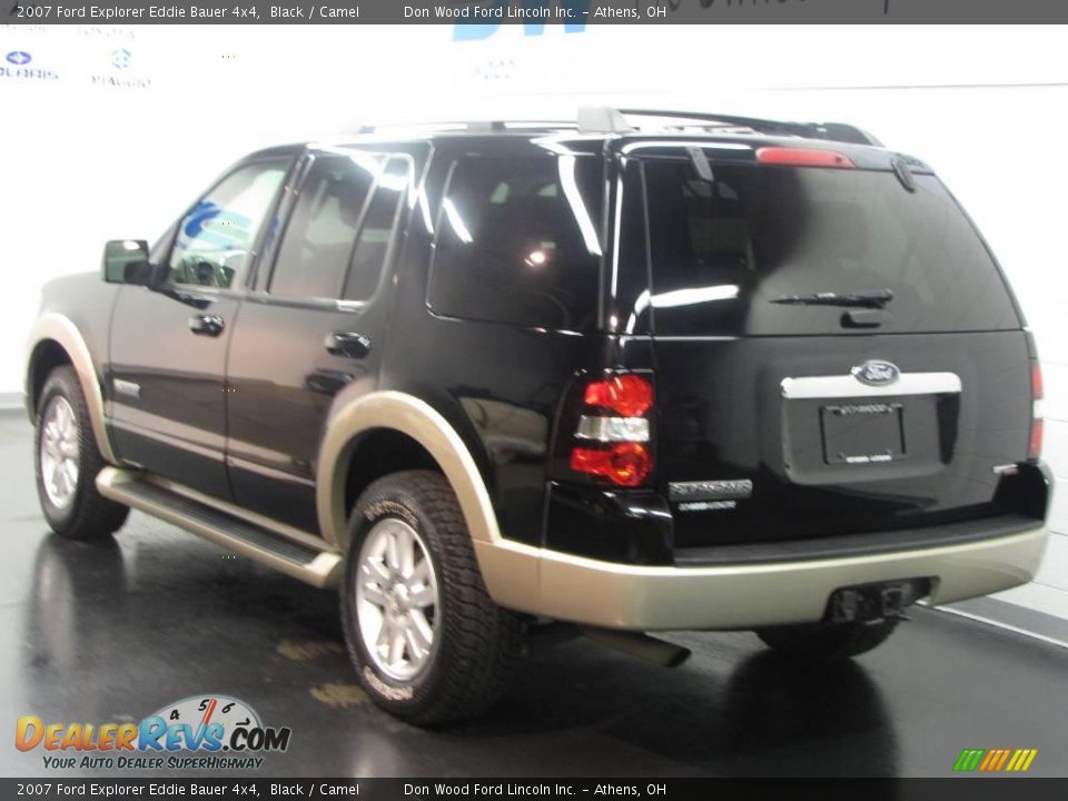 2007 Ford Explorer Eddie Bauer 4x4 Black / Camel Photo #3