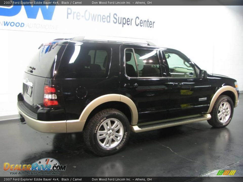 2007 Ford Explorer Eddie Bauer 4x4 Black / Camel Photo #4