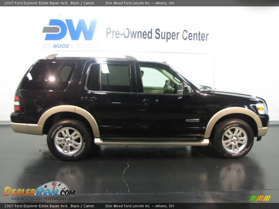 2007 Ford Explorer Eddie Bauer 4x4 Black / Camel Photo #5