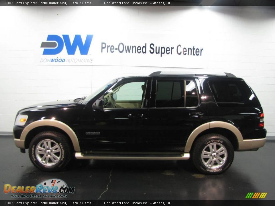 2007 Ford Explorer Eddie Bauer 4x4 Black / Camel Photo #6