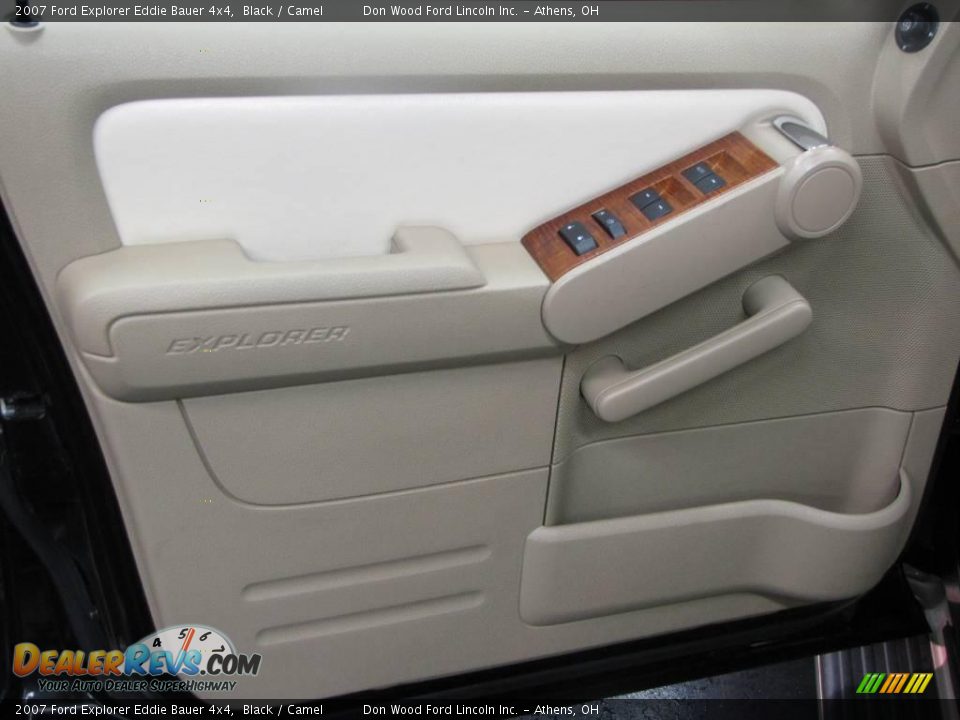 2007 Ford Explorer Eddie Bauer 4x4 Black / Camel Photo #9