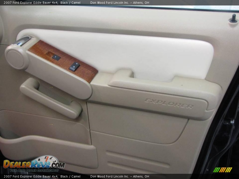 2007 Ford Explorer Eddie Bauer 4x4 Black / Camel Photo #10