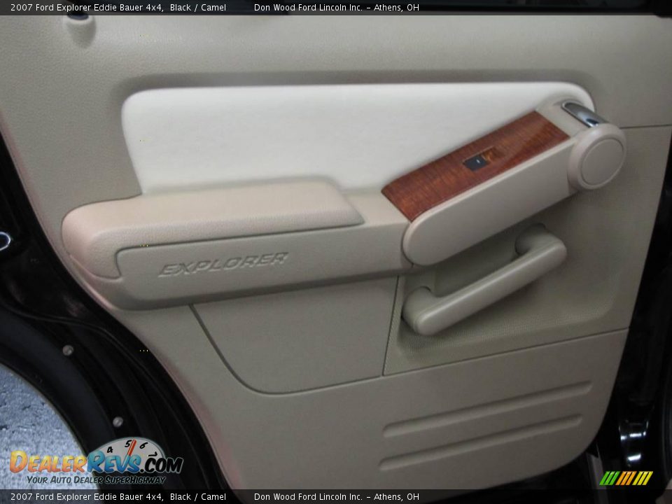 2007 Ford Explorer Eddie Bauer 4x4 Black / Camel Photo #11