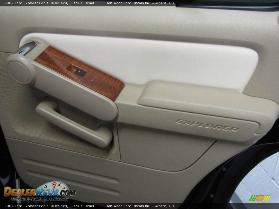 2007 Ford Explorer Eddie Bauer 4x4 Black / Camel Photo #12
