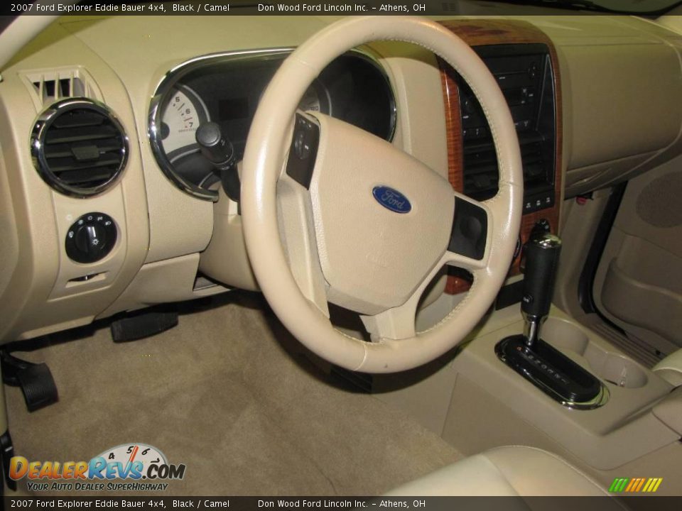 2007 Ford Explorer Eddie Bauer 4x4 Black / Camel Photo #19