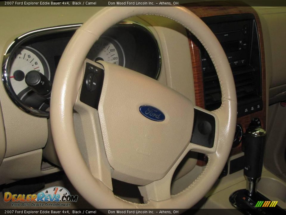 2007 Ford Explorer Eddie Bauer 4x4 Black / Camel Photo #20