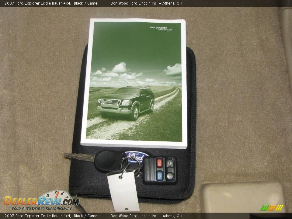 2007 Ford Explorer Eddie Bauer 4x4 Black / Camel Photo #25