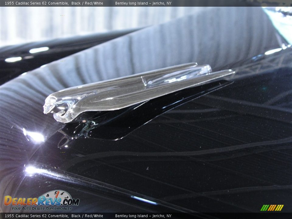 1955 Cadillac Series 62 Convertible Black / Red/White Photo #18