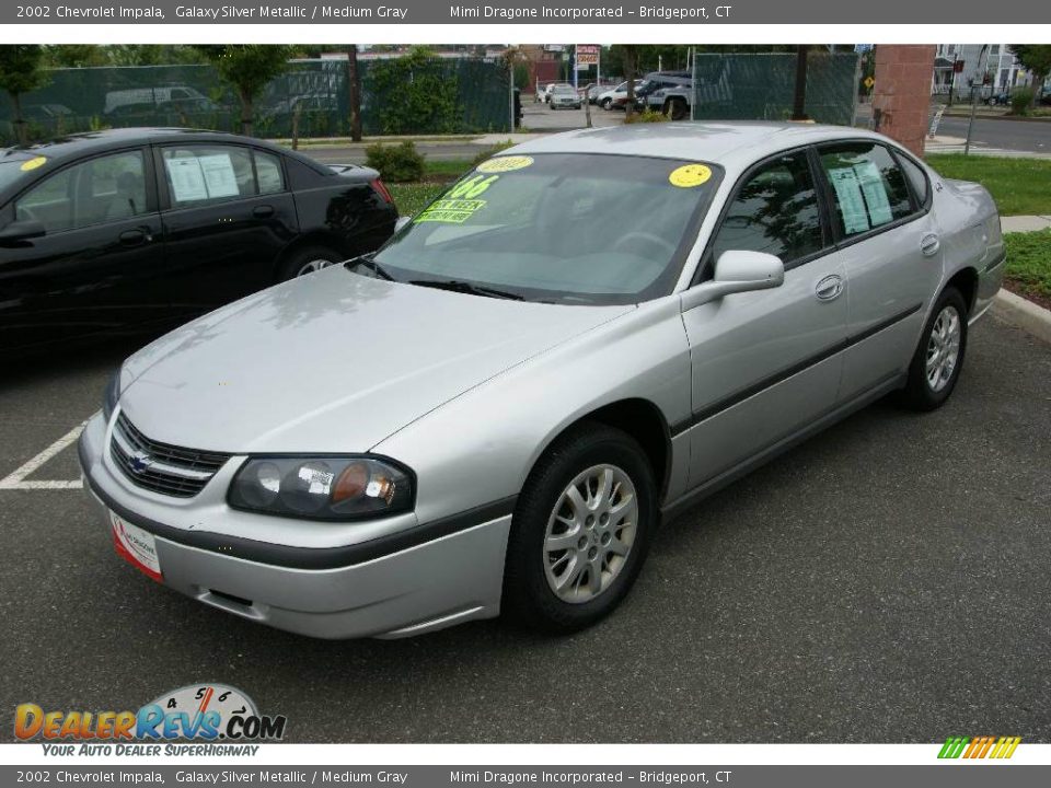 2002 Chevrolet Impala Galaxy Silver Metallic / Medium Gray Photo #1