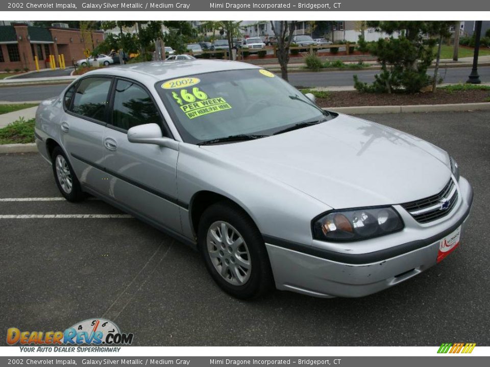 2002 Chevrolet Impala Galaxy Silver Metallic / Medium Gray Photo #3