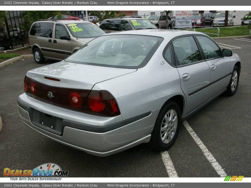 2002 Chevrolet Impala Galaxy Silver Metallic / Medium Gray Photo #4