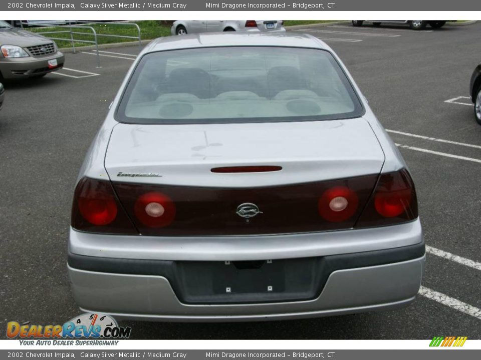 2002 Chevrolet Impala Galaxy Silver Metallic / Medium Gray Photo #5