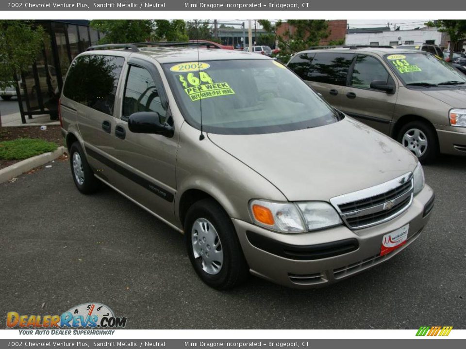 2002 Chevrolet Venture Plus Sandrift Metallic / Neutral Photo #3