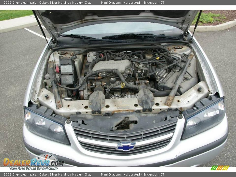 2002 Chevrolet Impala Galaxy Silver Metallic / Medium Gray Photo #17