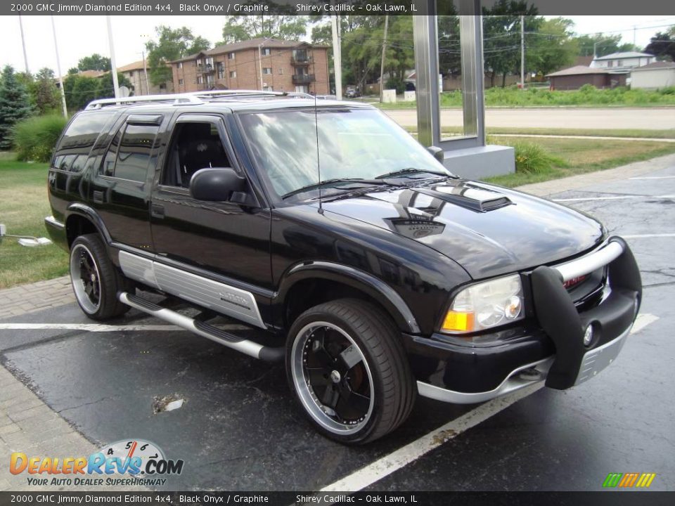 2000 GMC Jimmy Diamond Edition 4x4 Black Onyx / Graphite Photo #3