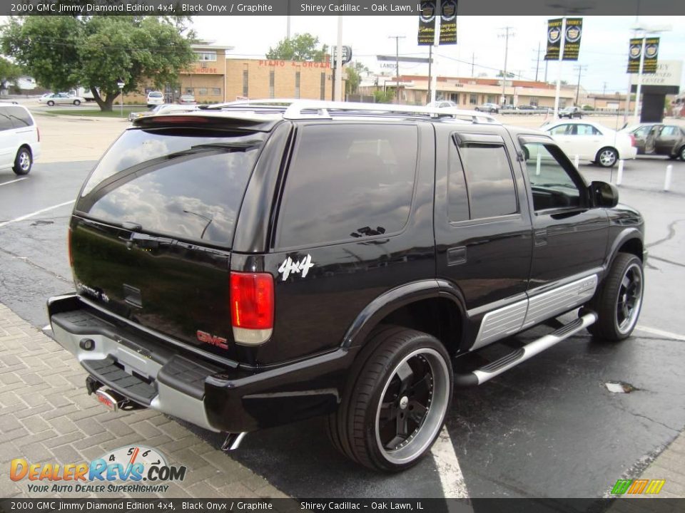 2000 GMC Jimmy Diamond Edition 4x4 Black Onyx / Graphite Photo #4