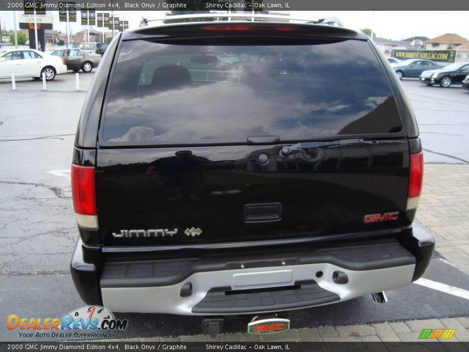 2000 GMC Jimmy Diamond Edition 4x4 Black Onyx / Graphite Photo #5