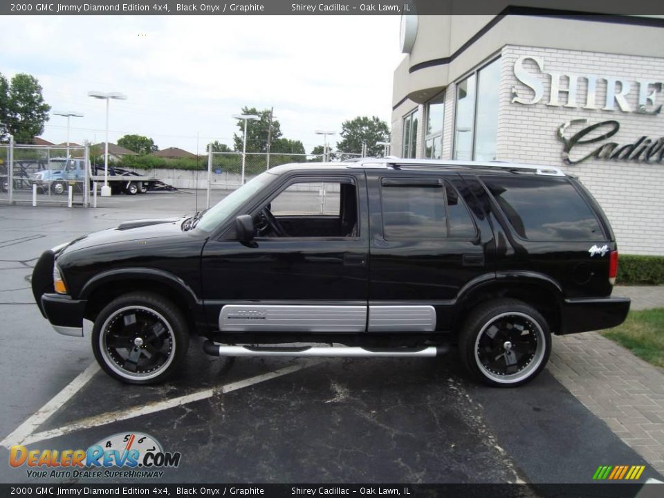 2000 GMC Jimmy Diamond Edition 4x4 Black Onyx / Graphite Photo #8