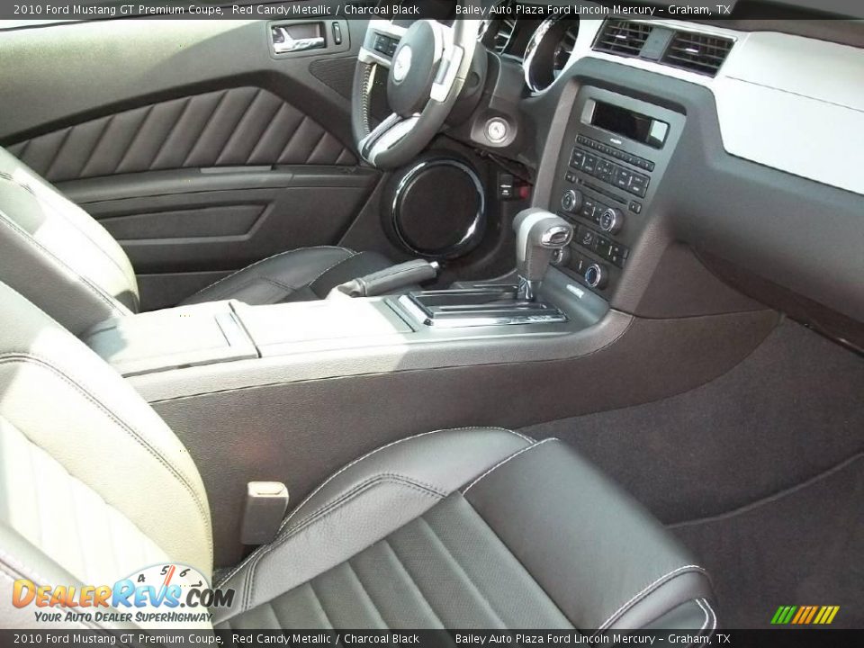 2010 Ford Mustang GT Premium Coupe Red Candy Metallic / Charcoal Black Photo #6