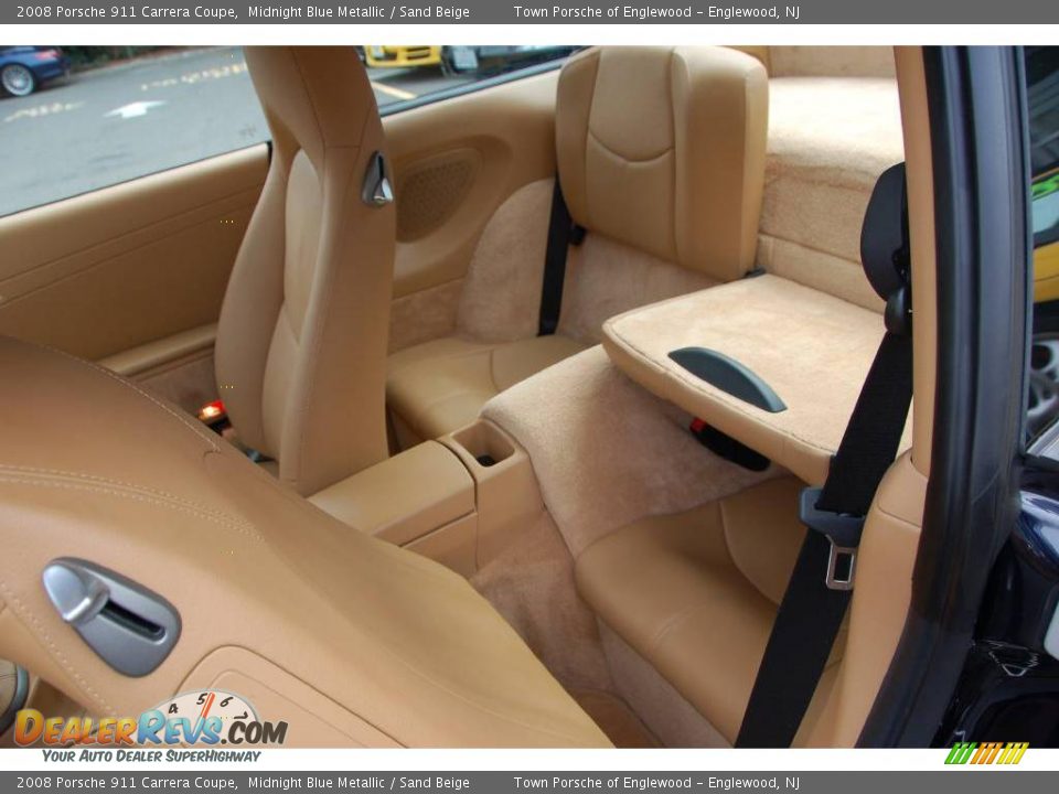 2008 Porsche 911 Carrera Coupe Midnight Blue Metallic / Sand Beige Photo #18