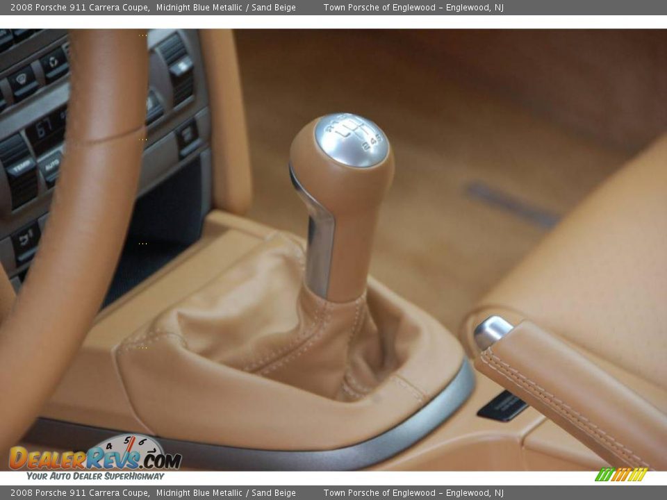 2008 Porsche 911 Carrera Coupe Midnight Blue Metallic / Sand Beige Photo #19