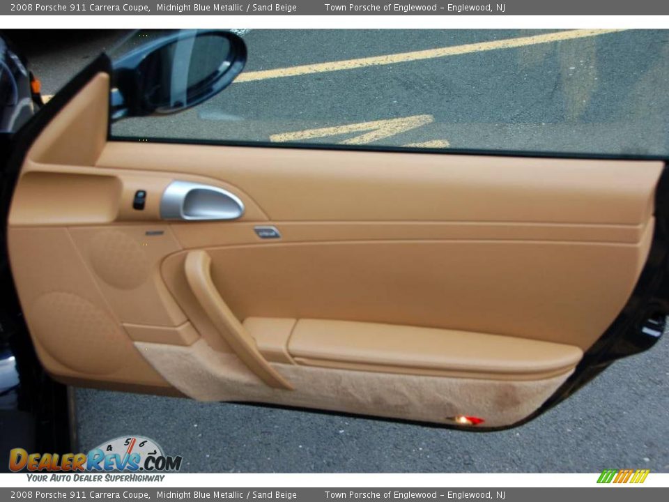 2008 Porsche 911 Carrera Coupe Midnight Blue Metallic / Sand Beige Photo #21