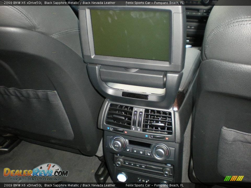 2009 BMW X6 xDrive50i Black Sapphire Metallic / Black Nevada Leather Photo #7