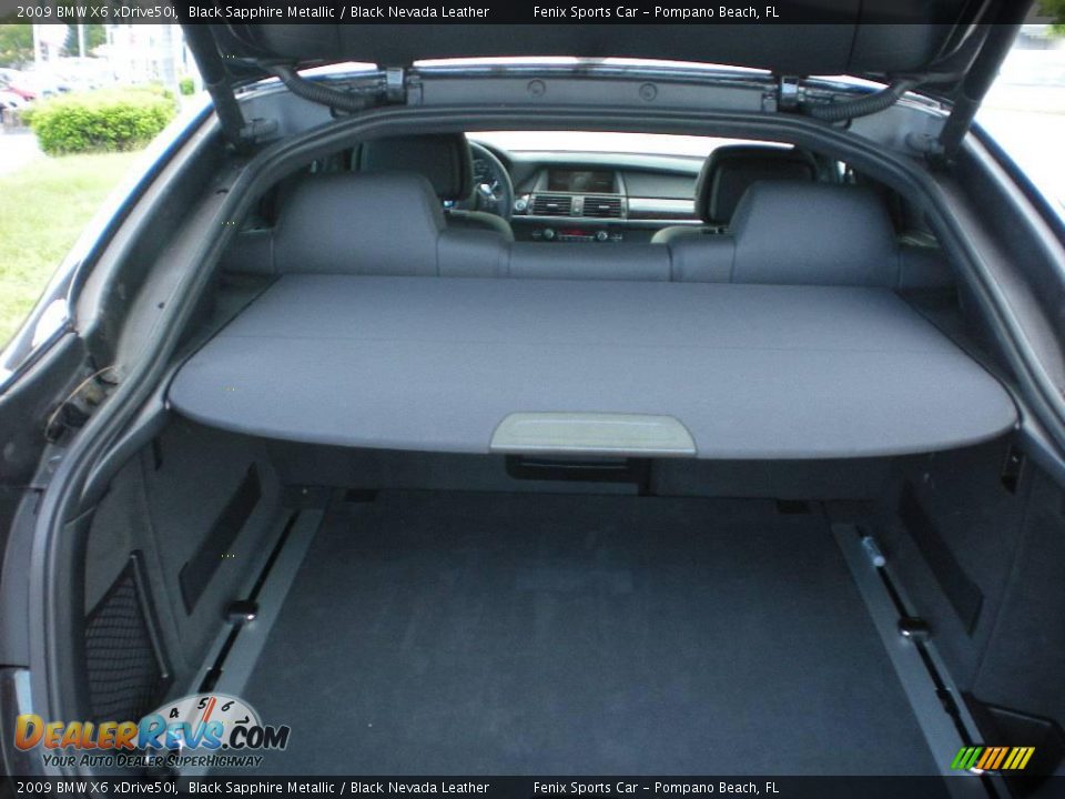 2009 BMW X6 xDrive50i Black Sapphire Metallic / Black Nevada Leather Photo #16