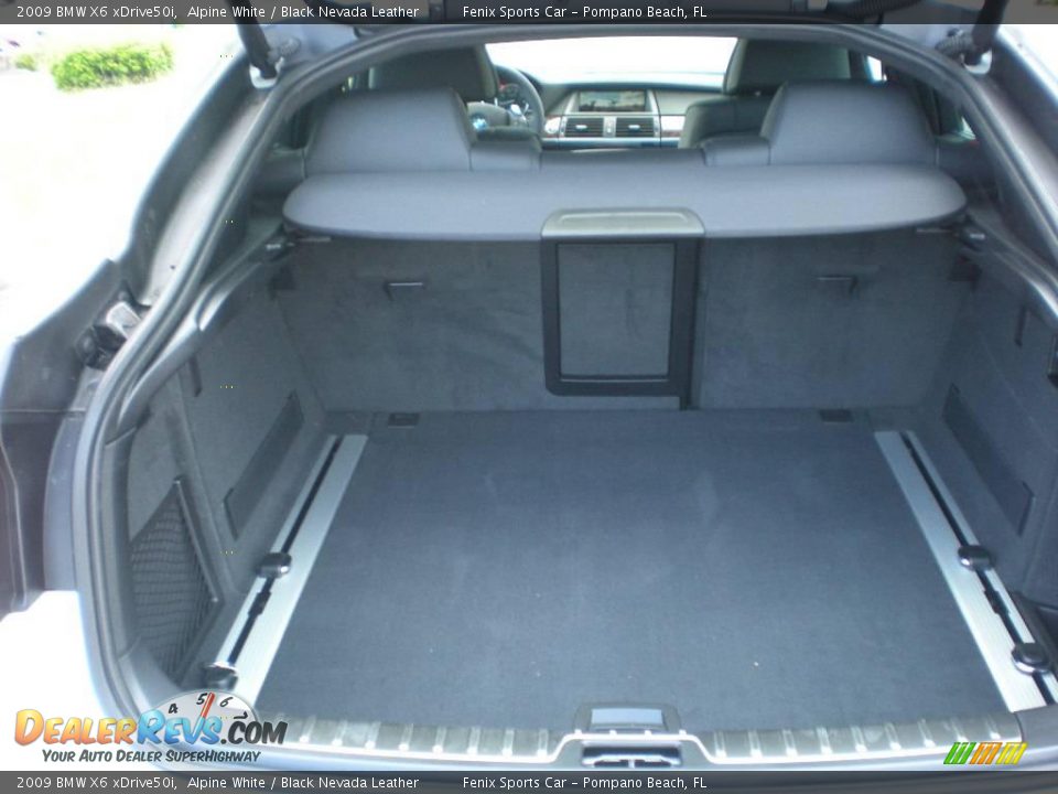 2009 BMW X6 xDrive50i Alpine White / Black Nevada Leather Photo #14