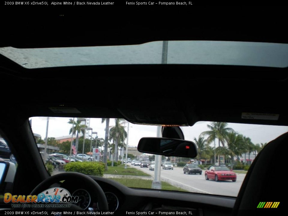 2009 BMW X6 xDrive50i Alpine White / Black Nevada Leather Photo #20