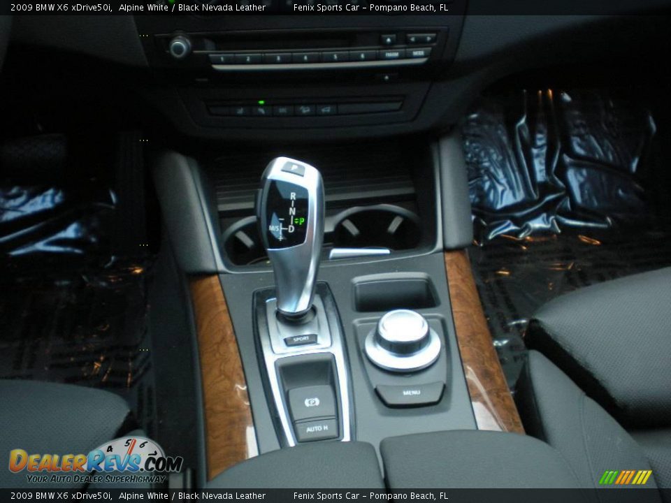 2009 BMW X6 xDrive50i Alpine White / Black Nevada Leather Photo #23