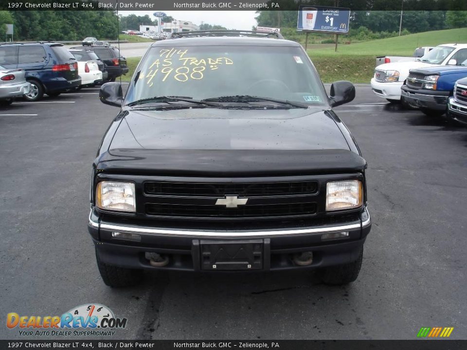 1997 Chevrolet Blazer LT 4x4 Black / Dark Pewter Photo #14