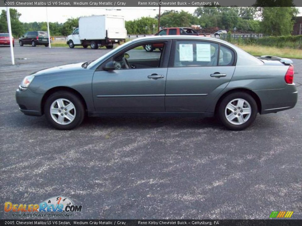2005 Chevrolet Malibu LS V6 Sedan Medium Gray Metallic / Gray Photo #5
