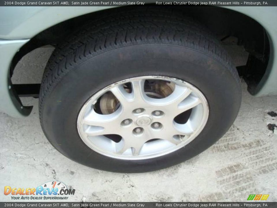 2004 Dodge Grand Caravan SXT AWD Satin Jade Green Pearl / Medium Slate Gray Photo #11