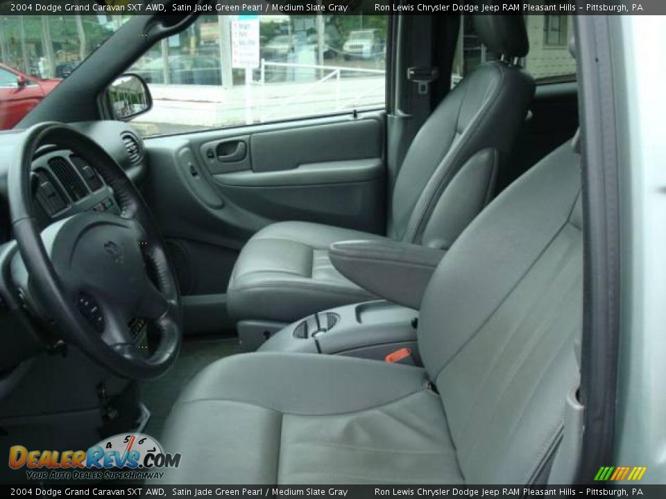 2004 Dodge Grand Caravan SXT AWD Satin Jade Green Pearl / Medium Slate Gray Photo #19
