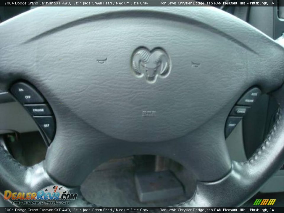 2004 Dodge Grand Caravan SXT AWD Satin Jade Green Pearl / Medium Slate Gray Photo #22