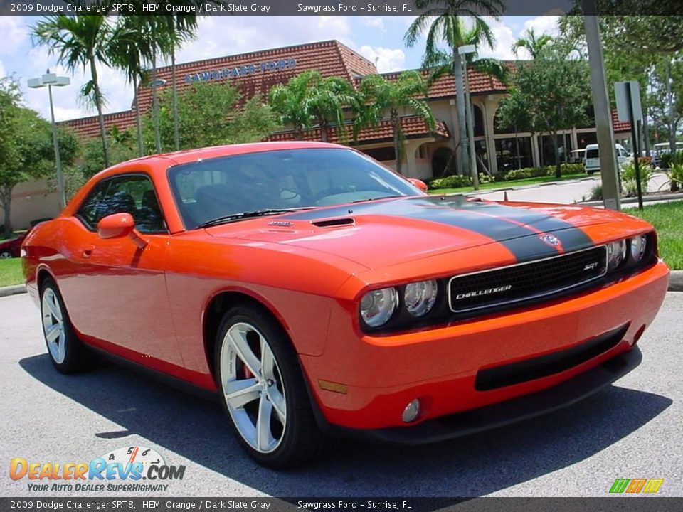 2009 Dodge Challenger SRT8 HEMI Orange / Dark Slate Gray Photo #1