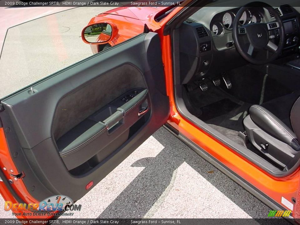 2009 Dodge Challenger SRT8 HEMI Orange / Dark Slate Gray Photo #9