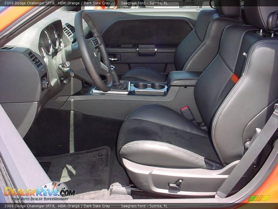 2009 Dodge Challenger SRT8 HEMI Orange / Dark Slate Gray Photo #10