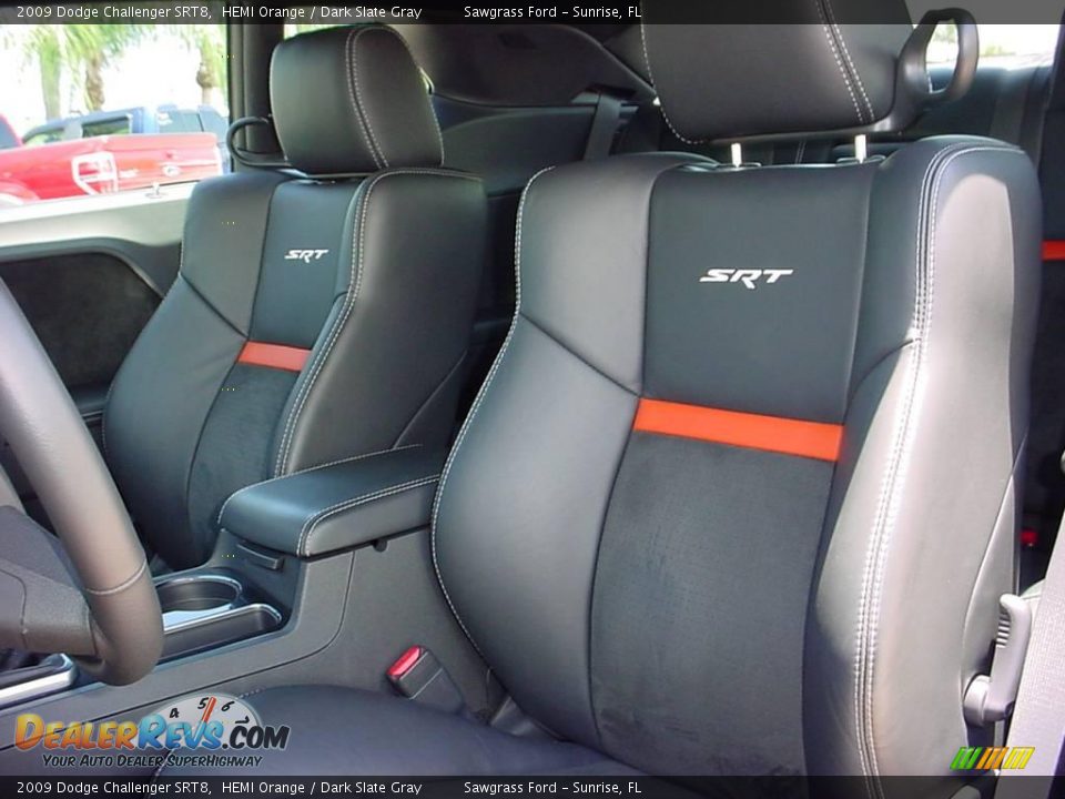 2009 Dodge Challenger SRT8 HEMI Orange / Dark Slate Gray Photo #11