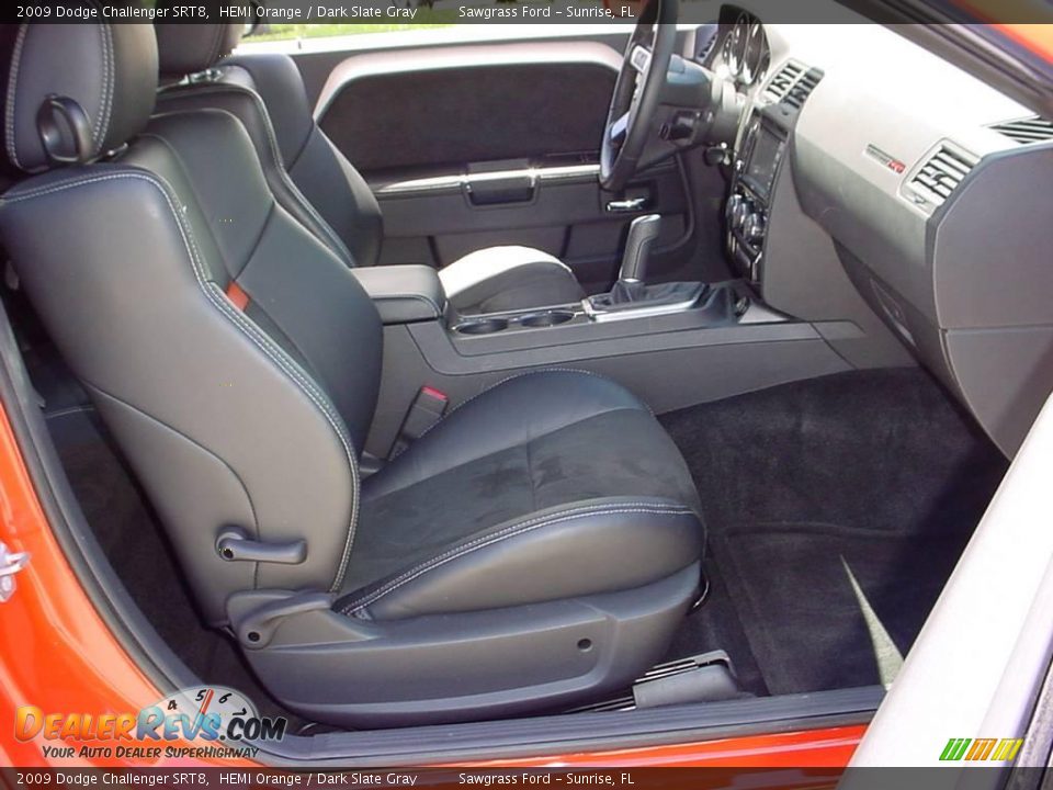2009 Dodge Challenger SRT8 HEMI Orange / Dark Slate Gray Photo #12