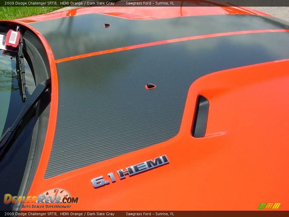 2009 Dodge Challenger SRT8 HEMI Orange / Dark Slate Gray Photo #22