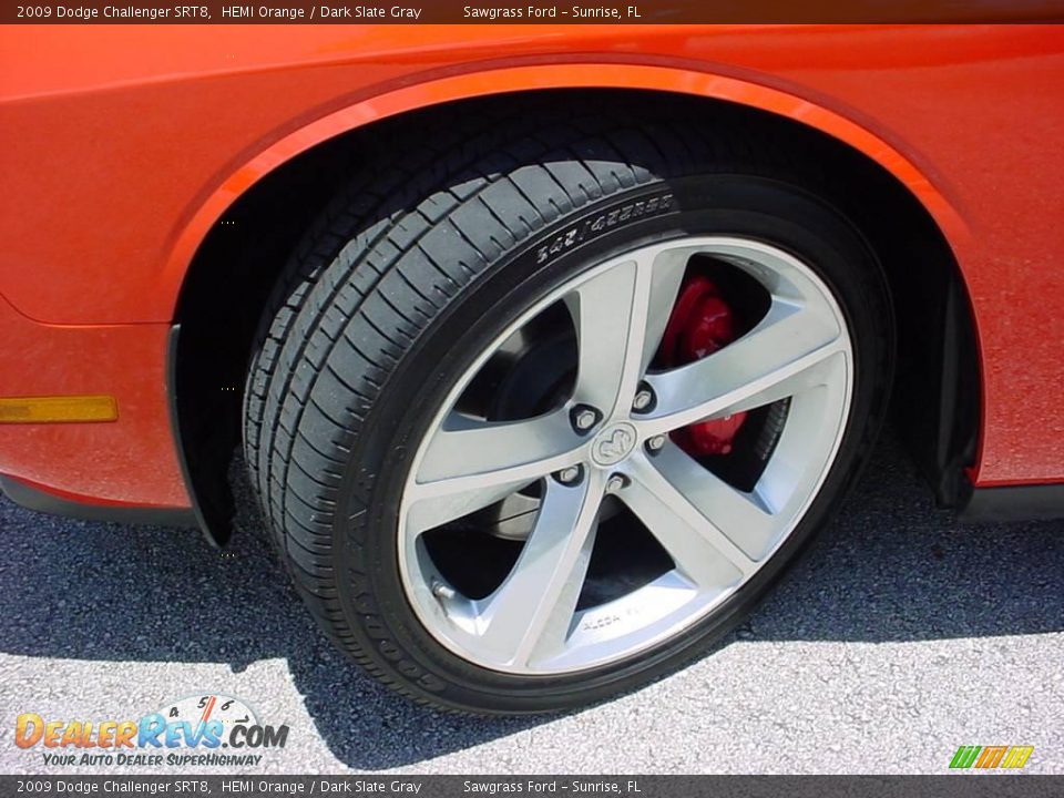 2009 Dodge Challenger SRT8 HEMI Orange / Dark Slate Gray Photo #24