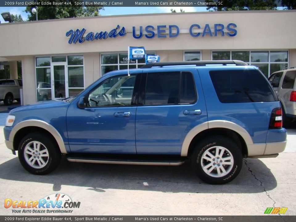 2009 Ford Explorer Eddie Bauer 4x4 Sport Blue Metallic / Camel Photo #1