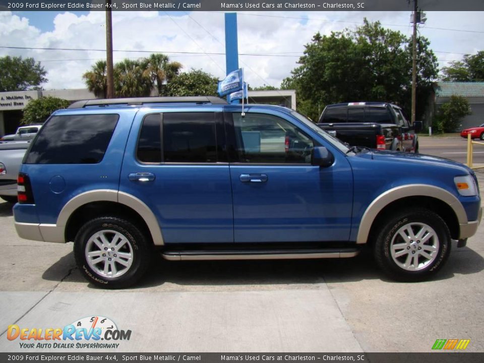 2009 Ford Explorer Eddie Bauer 4x4 Sport Blue Metallic / Camel Photo #5